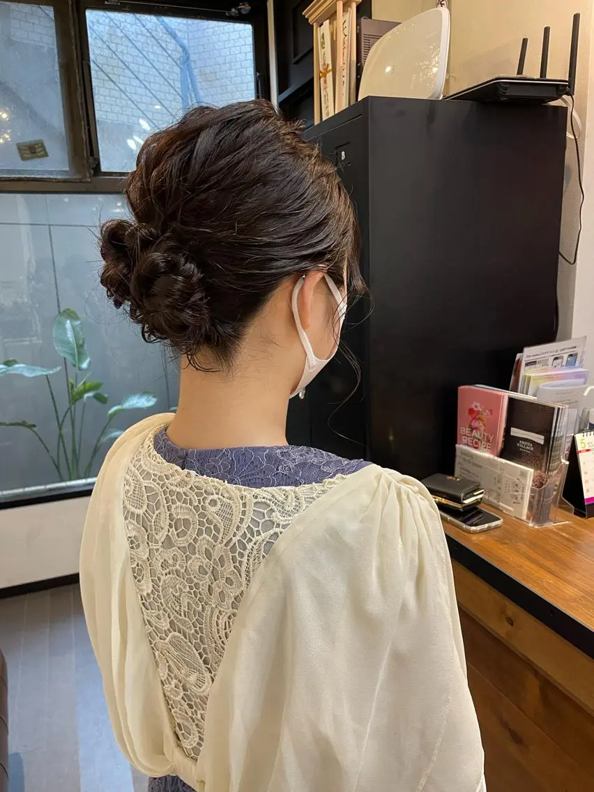 ミディアム ヘアアレンジ layer cut 店長/MIKUのその他イメージ