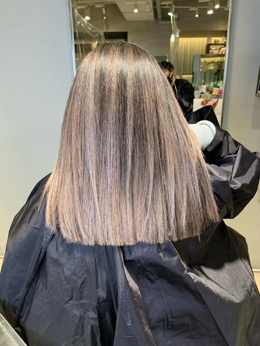 ミディアム カラー パーマ ヘアアレンジ メンズ キッズ ネイル マツエク・マツパ 酸性ストレート 髪質改善大槻勇樹のヘアスタイル