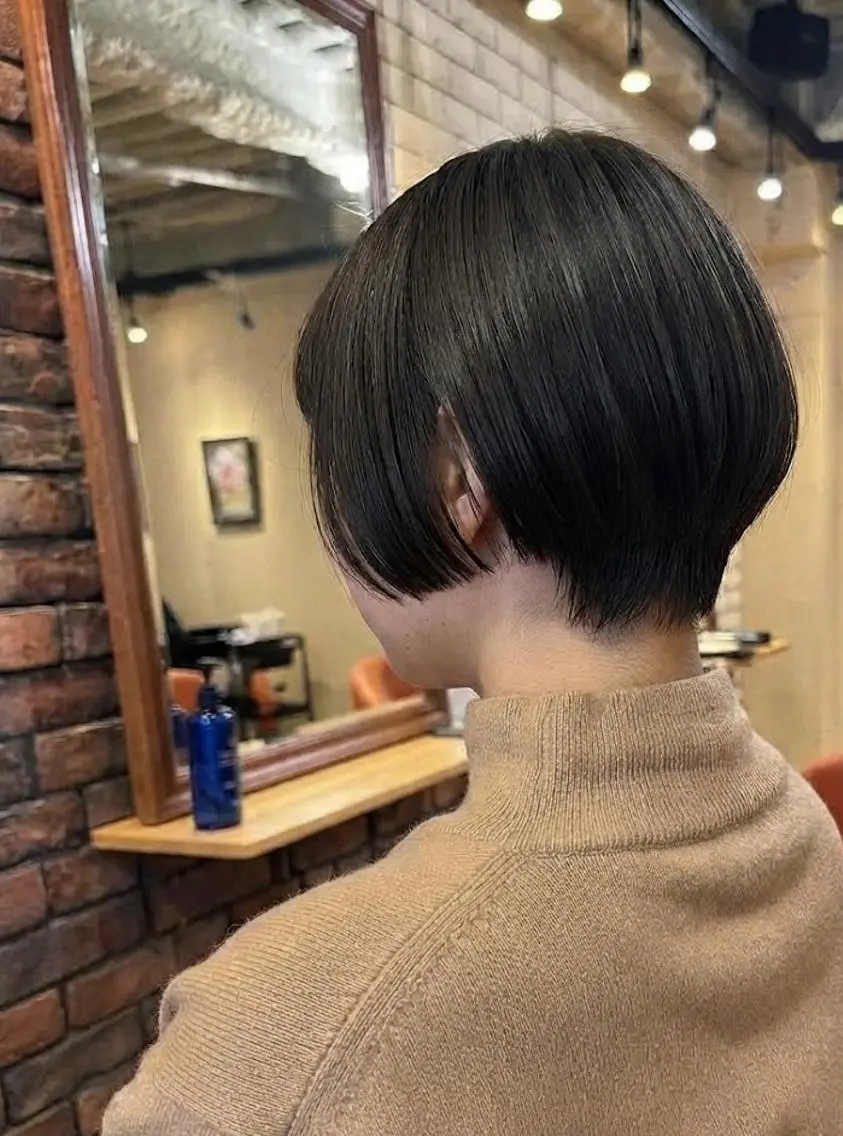 ショート ボブ カット トリートメント ヘッドスパ flencia 丸 和博｜カットのヘアスタイル