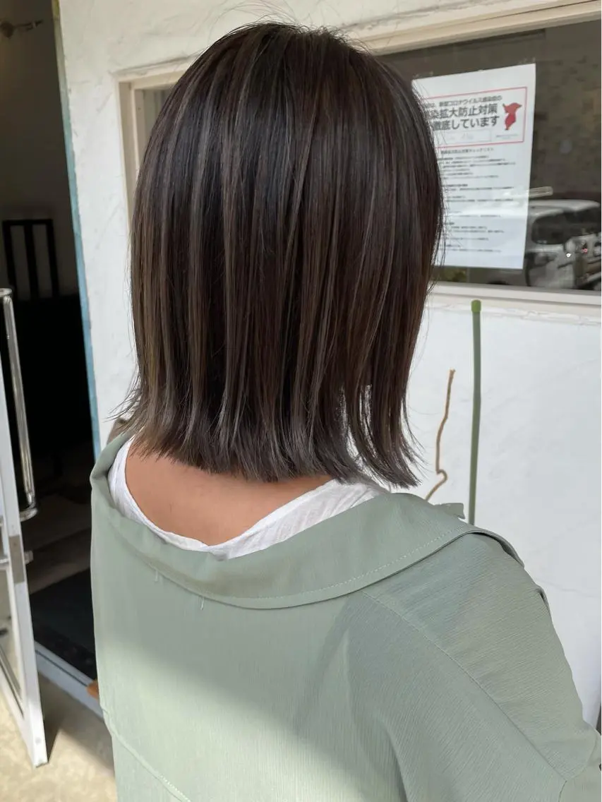 カラー ハイライトカラー ヘアカラー 後藤 陽花子のヘアスタイル