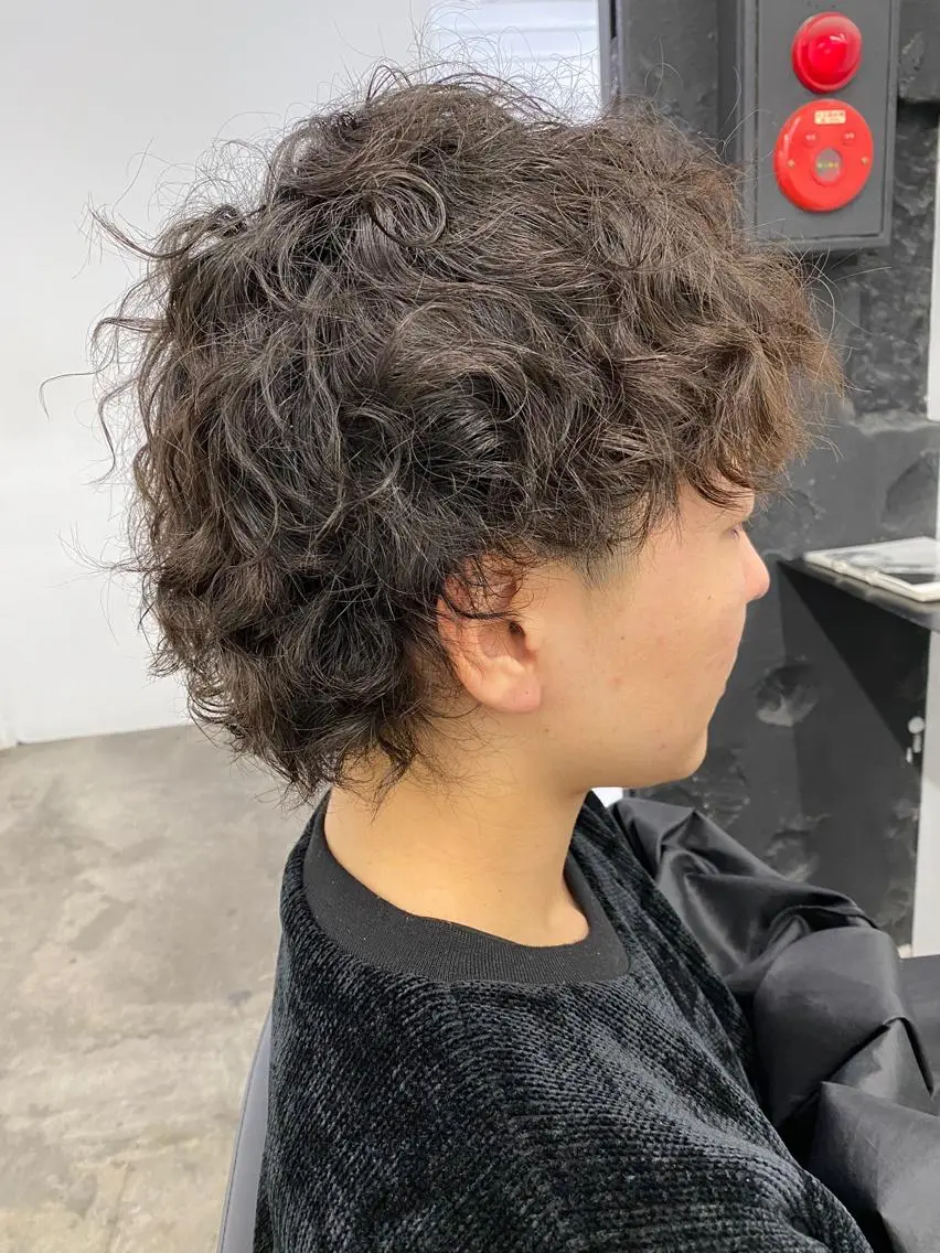 ショート メンズ カット パーマ ［似合わせヘア］ ✂︎OGURO✂︎のヘアスタイル