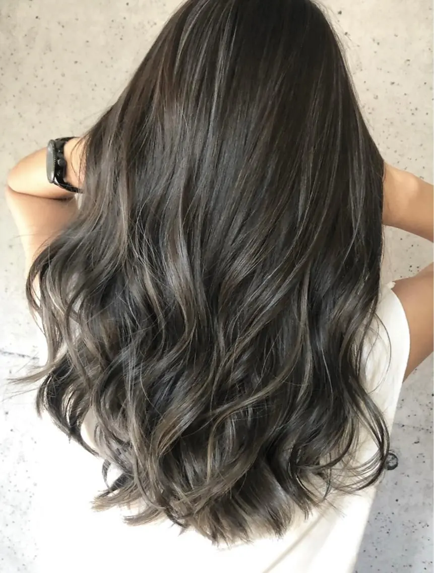 ロング カラー メンズカット募集 yuuka 🤍のヘアスタイル
