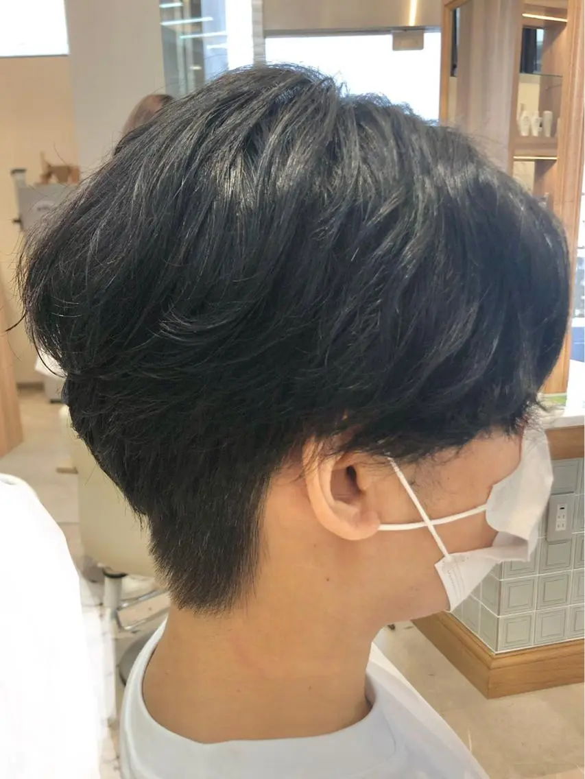 ショート パーマ メンズ 小林 優太 メンズパーマ✨のヘアスタイル