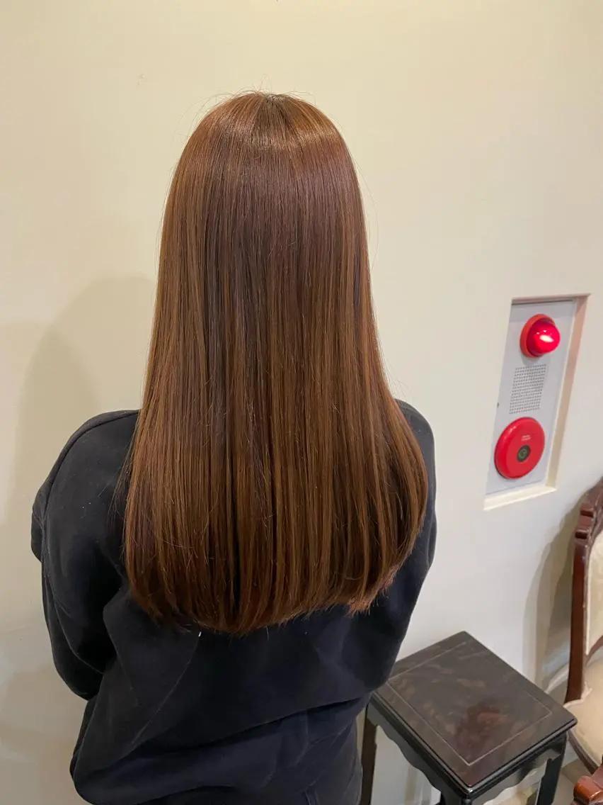 セミロング カラー Hikari 髪質改善🩵ᩚ🫧のヘアスタイル
