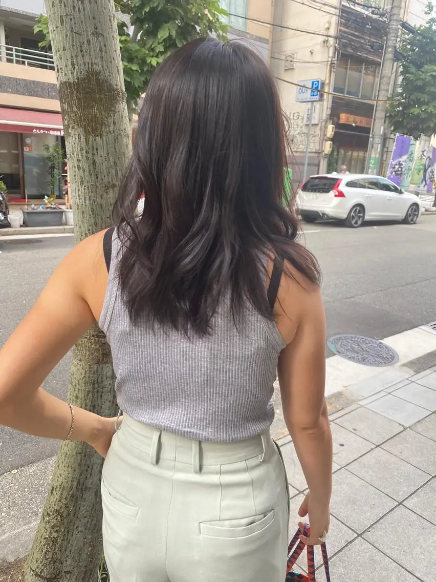 ミディアム カラー 韓国好き🇰🇷 美容師MIKUのヘアスタイル