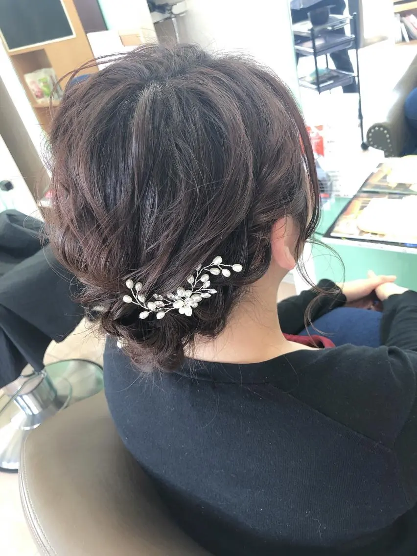 ミディアム ヘアセット 松田 みのりのヘアスタイル