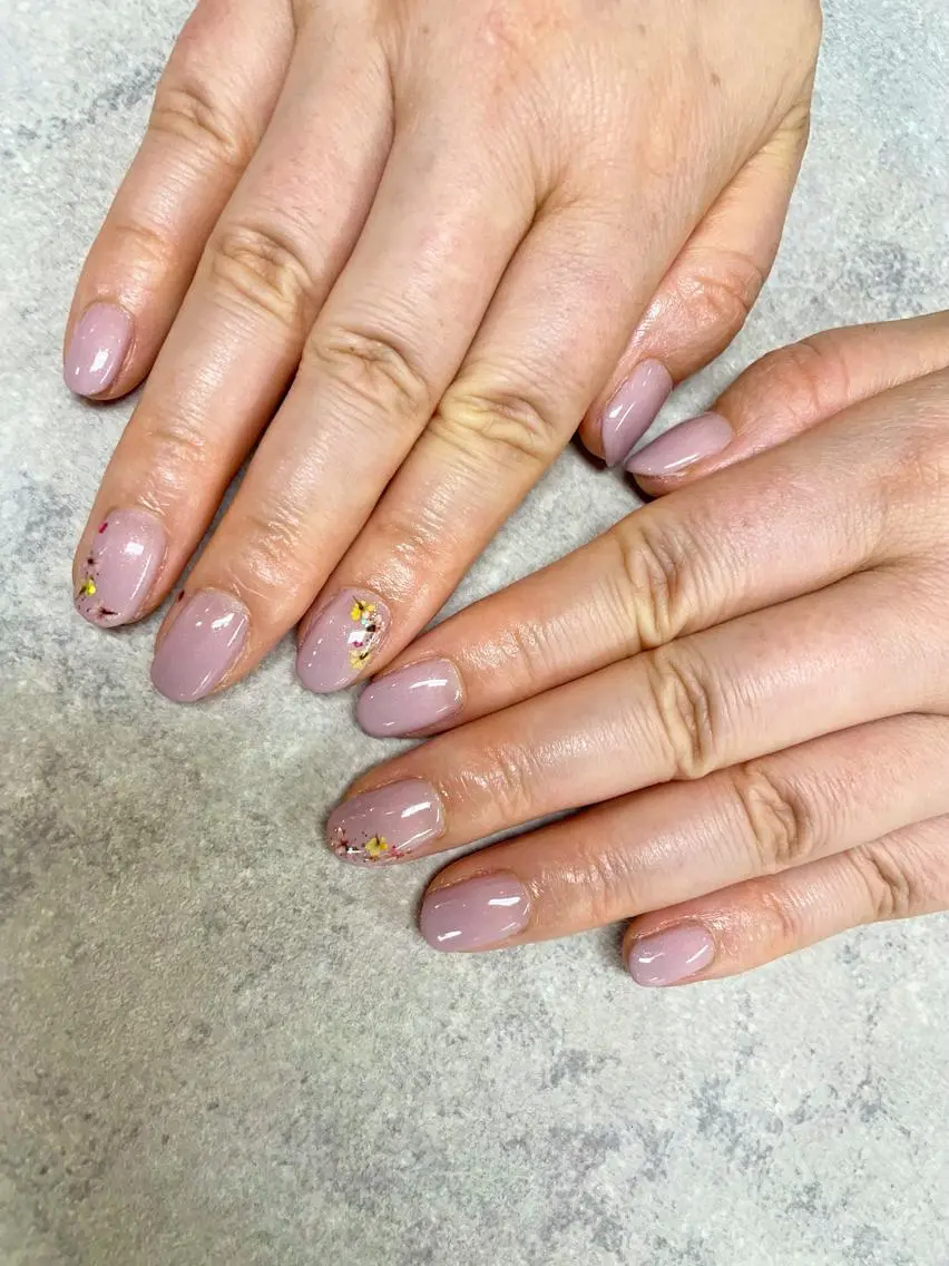 ネイル グラデーション オフィスネイル パープル ハンドネイル FASTNAIL PLUS 新宿店のネイルデザイン