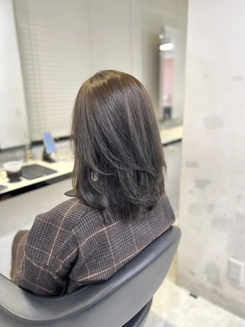 カラー 🪞official THREE 横浜🎀のヘアスタイル