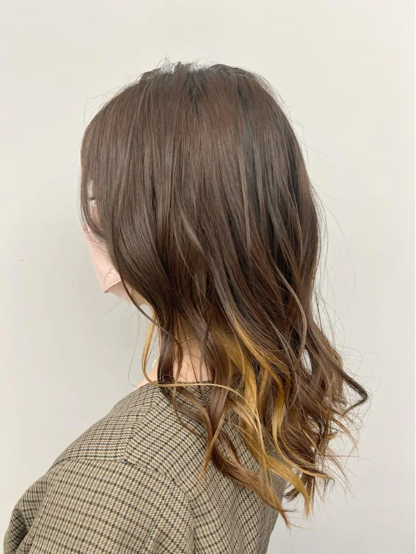 セミロング カラー ベージュカラー 代表 YUKI ☆のヘアスタイル