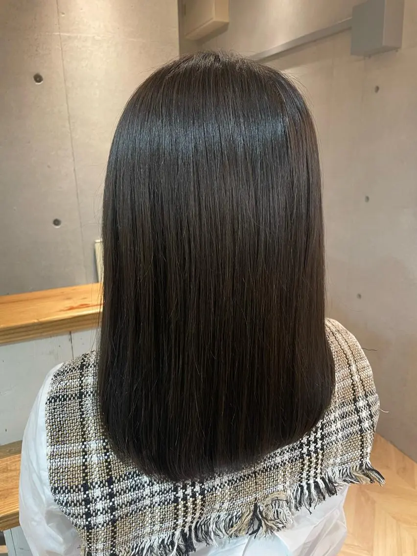 ロング カラー カット ヘアカラー トリートメント しのはら まどかのヘアスタイル