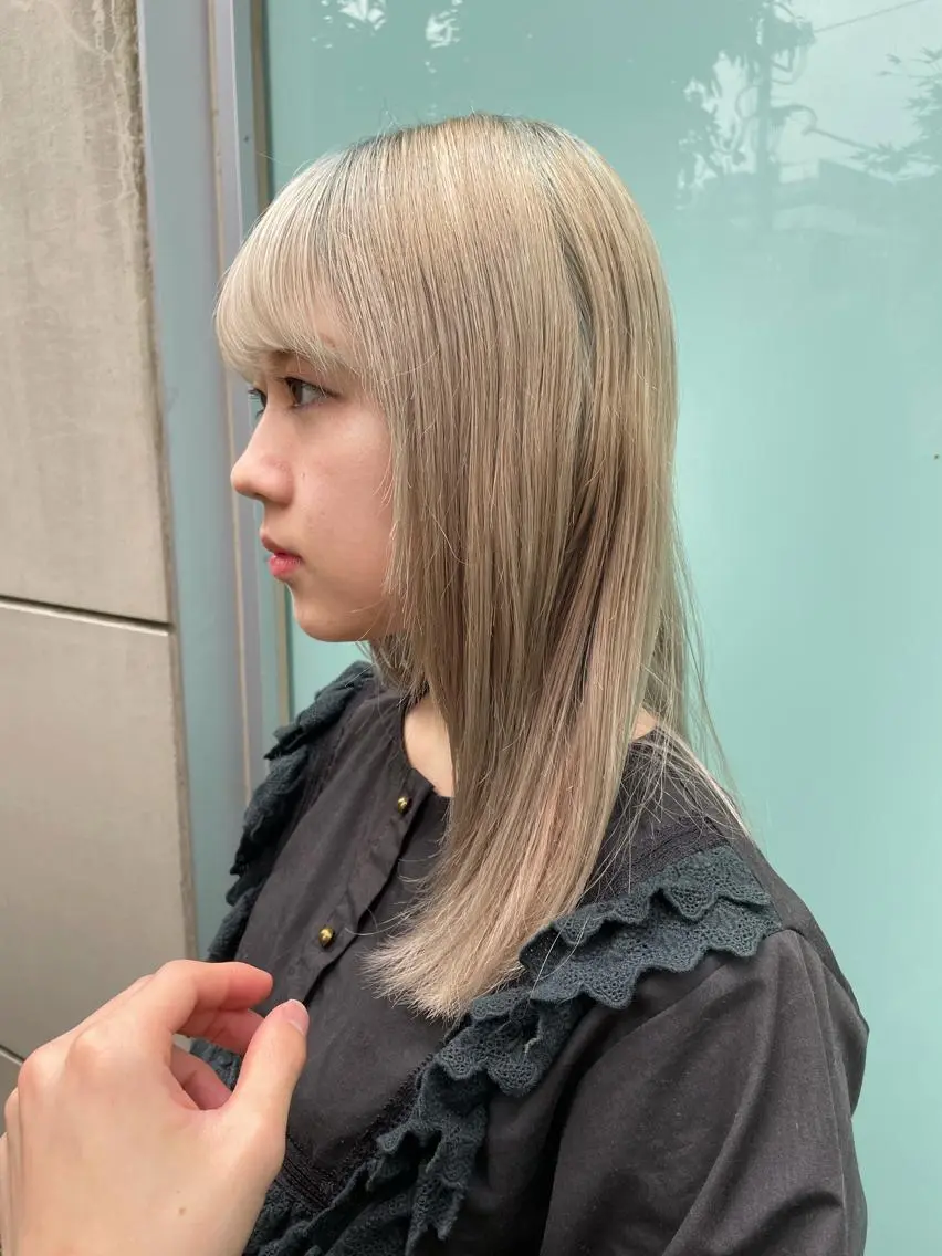 ロング 髪質改善🪄 イルミナカラー岩谷のヘアスタイル