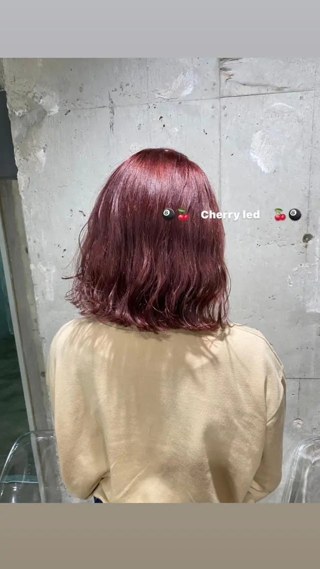 ミディアム カラー パーマ ヘアアレンジ メンズ キッズ ネイル マツエク・マツパ 透明感カラー・レイヤ ー🎀amika🎀のヘアスタイル