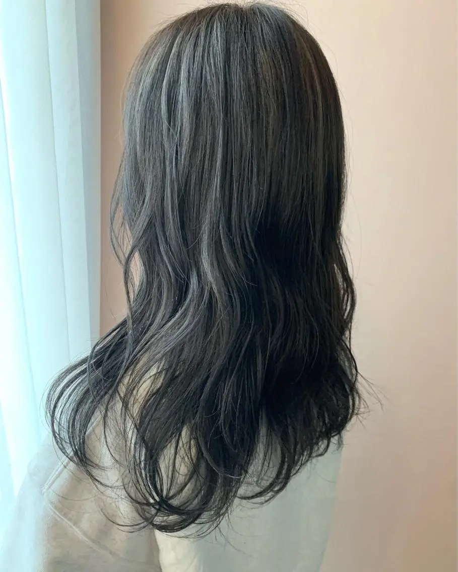 ロング カラー ハイライトカラー ハイライト カット ヘアカラー トリートメント hubhair レイヤー/透明感のヘアスタイル