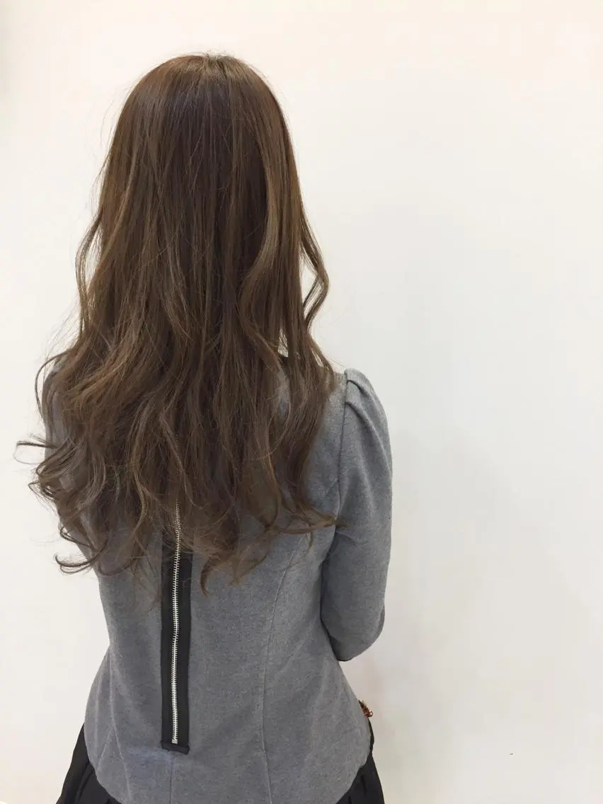ロング カラー シールエクステ⭐️ オオミタクヤのヘアスタイル
