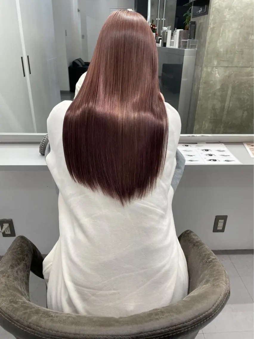 ロング 森長 留以のヘアスタイル