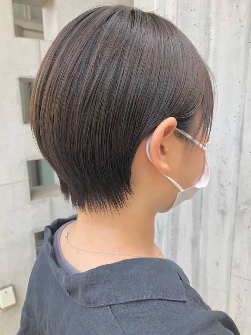 ショート カラー ショートヘア 上品な大人レイヤー 🍀渋谷🍀濱口敬太のヘアスタイル