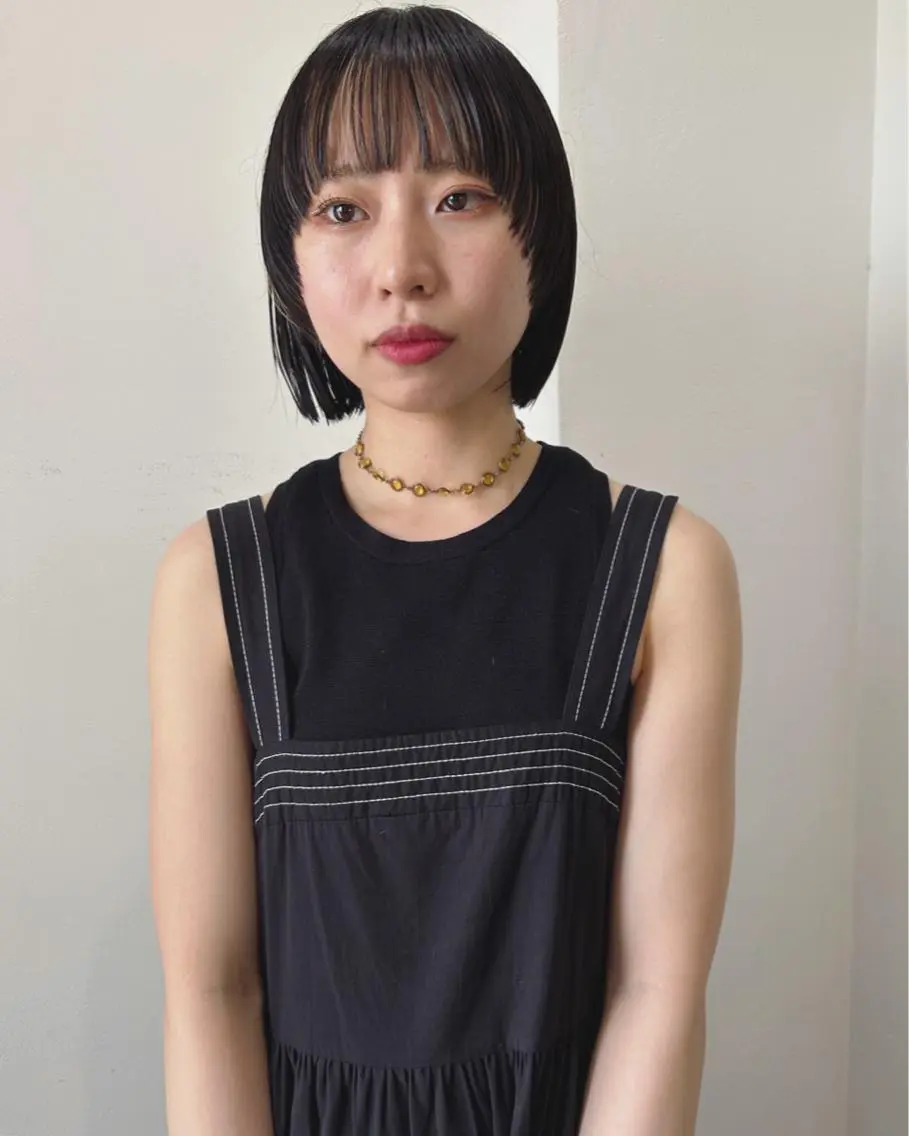 ショート カラー ボブ カット ヘアカラー トリートメント 村上雅人 ナチュラルモードのヘアスタイル