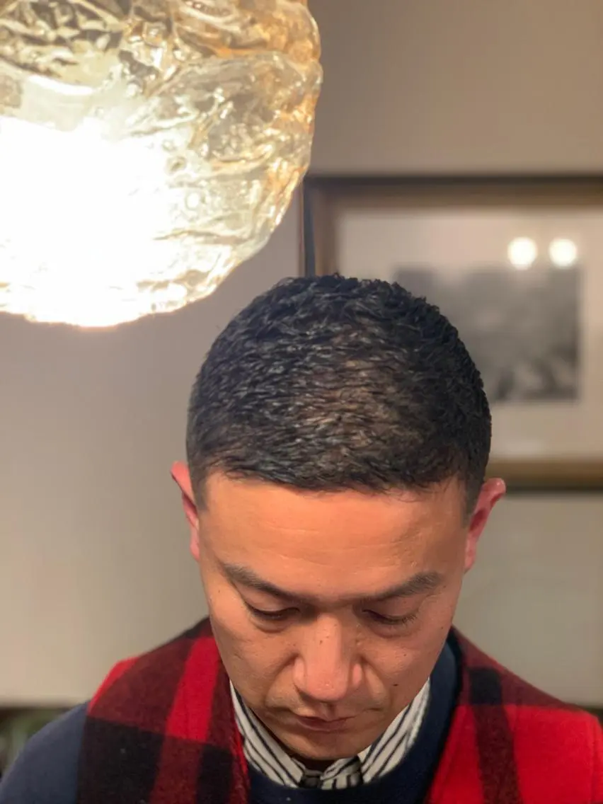 ショート パーマ 近藤 真のヘアスタイル