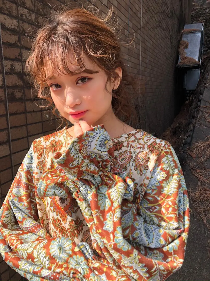 ミディアム カット ヘアカラー アートディレクター ワダヒサノリのヘアスタイル