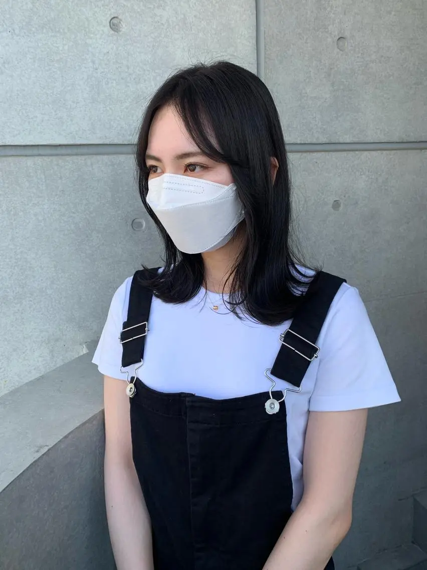ミディアム カット ヘアカラー トリートメント オシャレ髪✔️ 店長オオキアキヒロのヘアスタイル