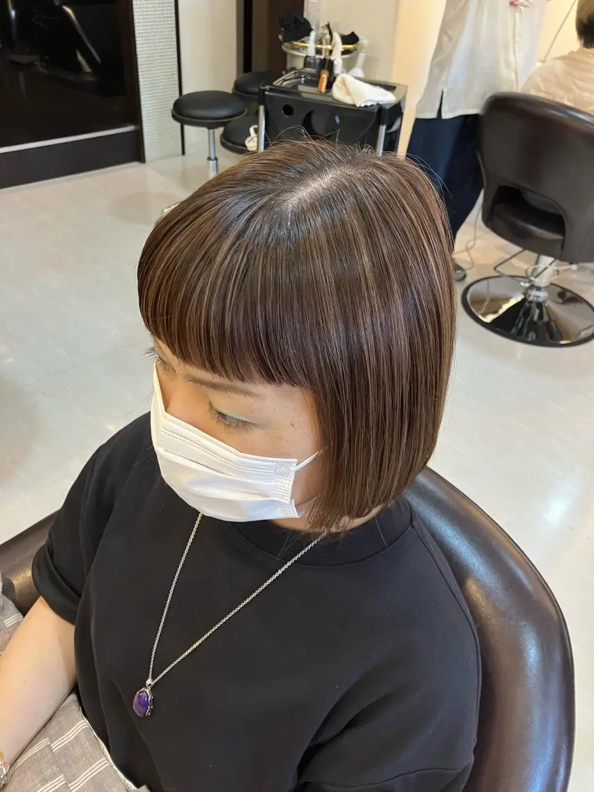 ショート カラー 🌙似合わせ🐈‍⬛ ケア✨又吉のヘアスタイル
