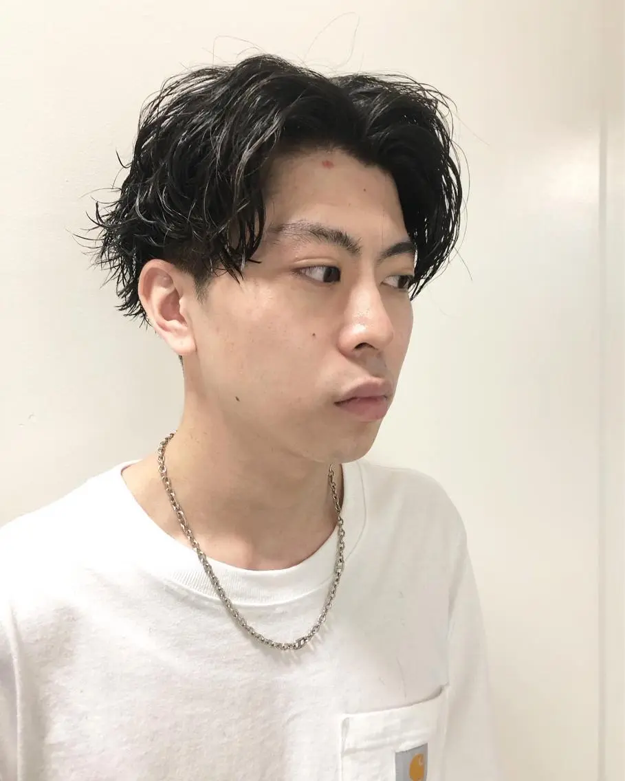 パーマ ヘアアレンジ メンズ カット パーマ トリートメント ヘアセット メンズ特化✂️栗原 侑也のヘアスタイル
