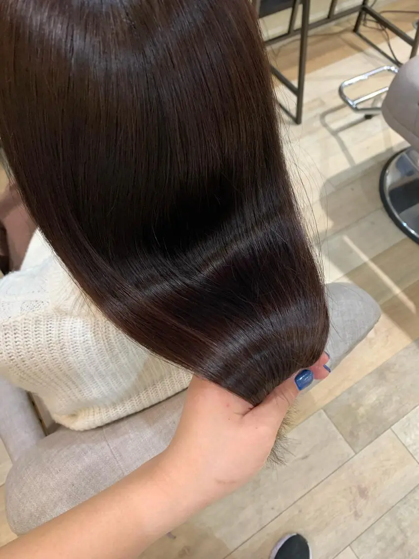 ロング カラー カット ヘアカラー トリートメント 艶髪レイヤー上田 紗也🇰🇷💗のヘアスタイル