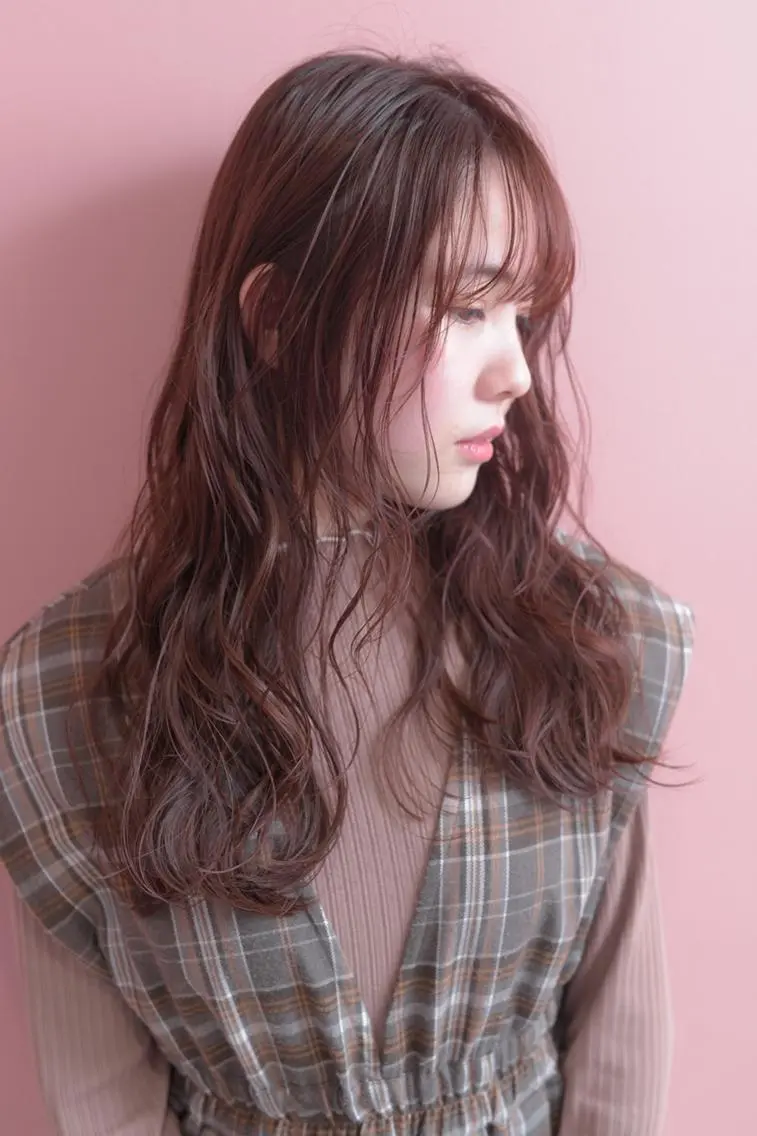 セミロング カット ヘアカラー トリートメント merc. 宮川琴代のヘアスタイル