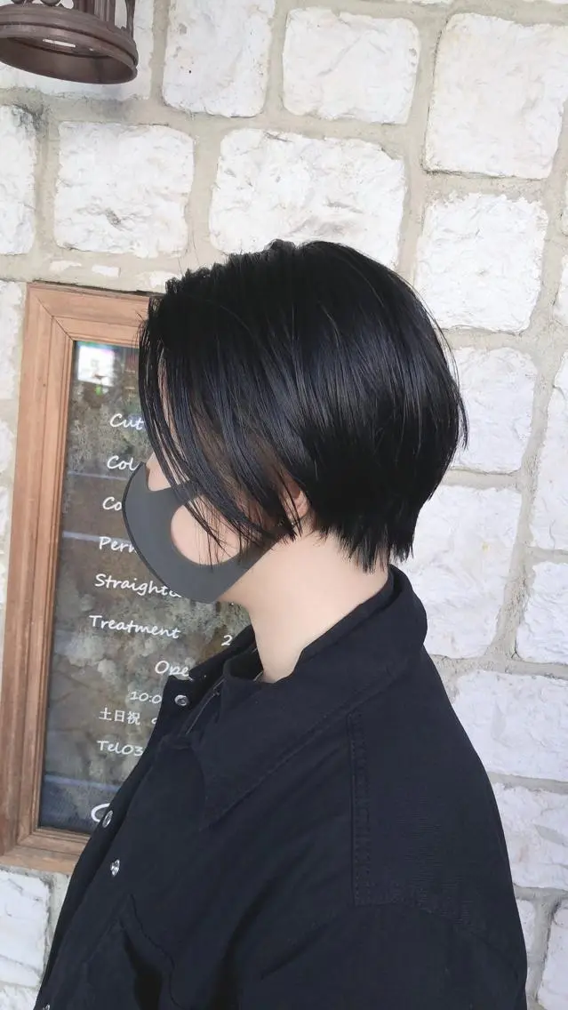 ショート カラー ヘアアレンジ ベージュカラー インナーカラー カット 縮毛矯正 トリートメント 髪質改善/透明感 OAK兵庫のヘアスタイル
