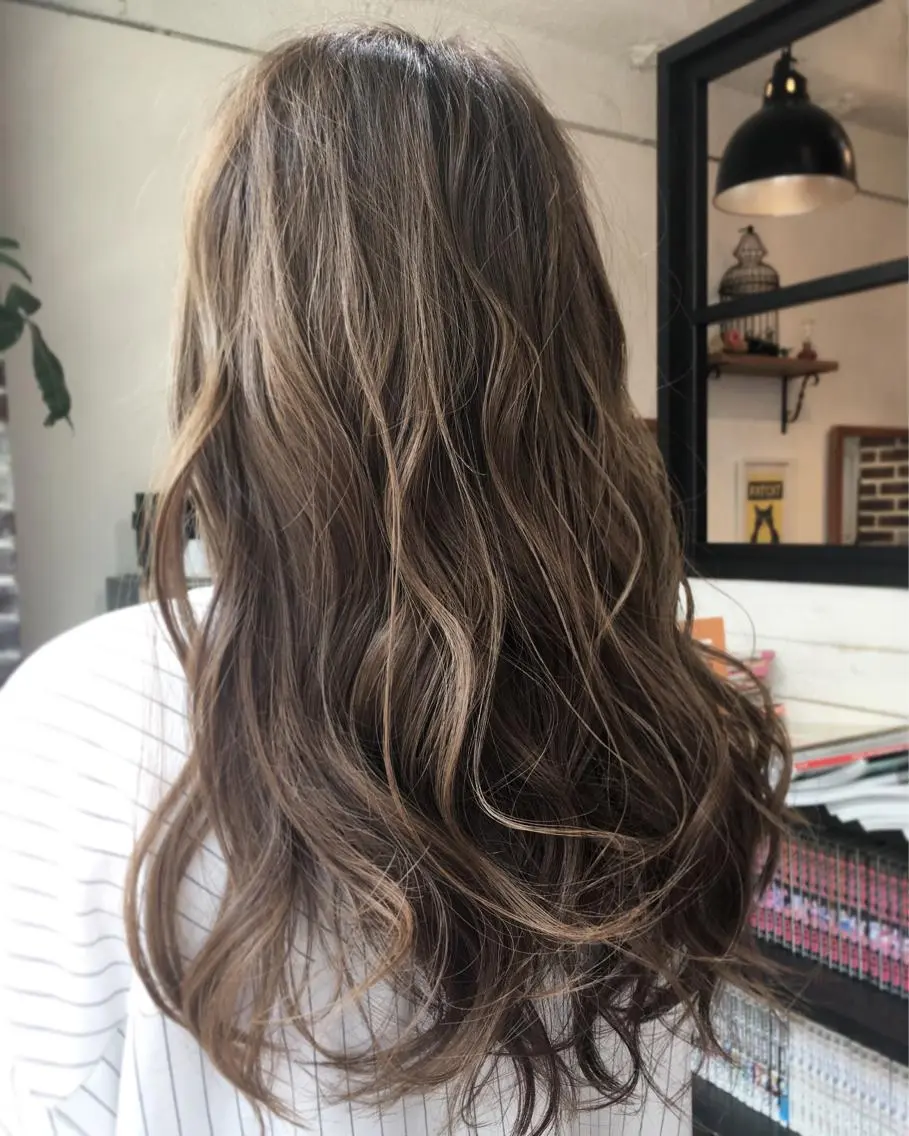 ロング カラー オーガニックカラー 木下大地 HAIR Oneのヘアスタイル
