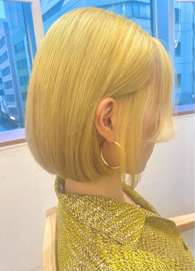 ショート カット ヘアカラー akina*ブリーチ ♡トレンドヘアのヘアスタイル