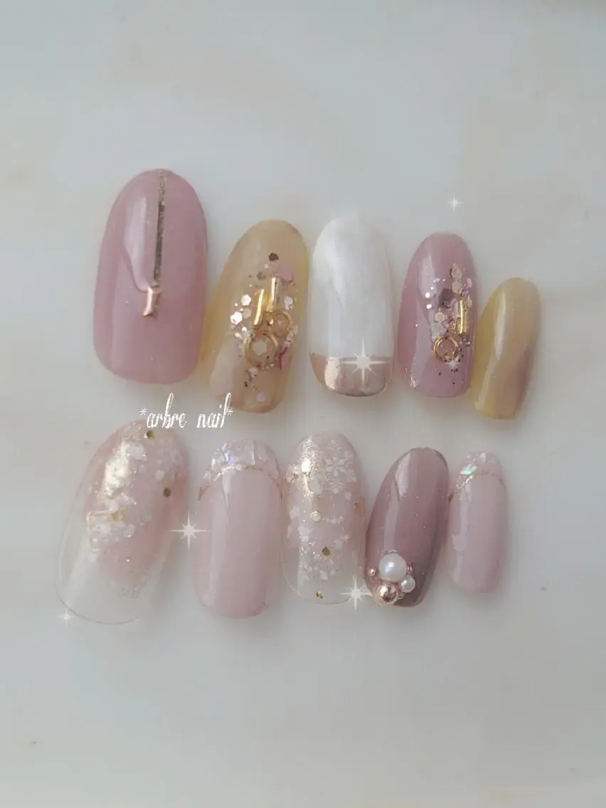 ネイル ✯.。 arbre nail 。✯.のネイルデザイン