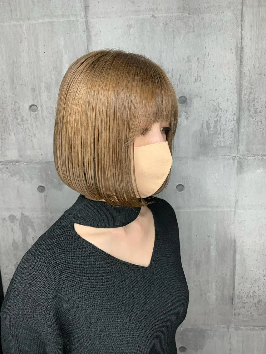 ショート カット ヘアカラー トリートメント yoshihara yuukiのヘアスタイル
