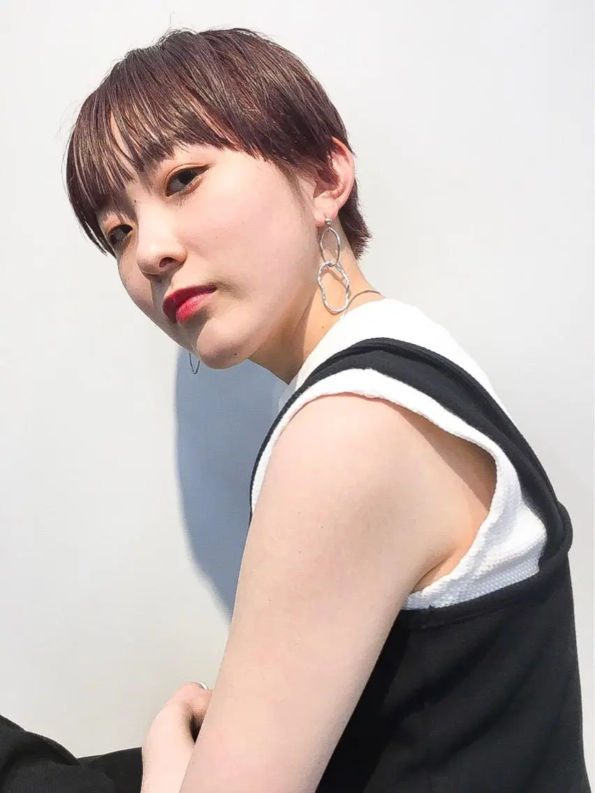 ショート カラー 🧡色落ちまで2度 楽しめる🧡ヨシキのヘアスタイル