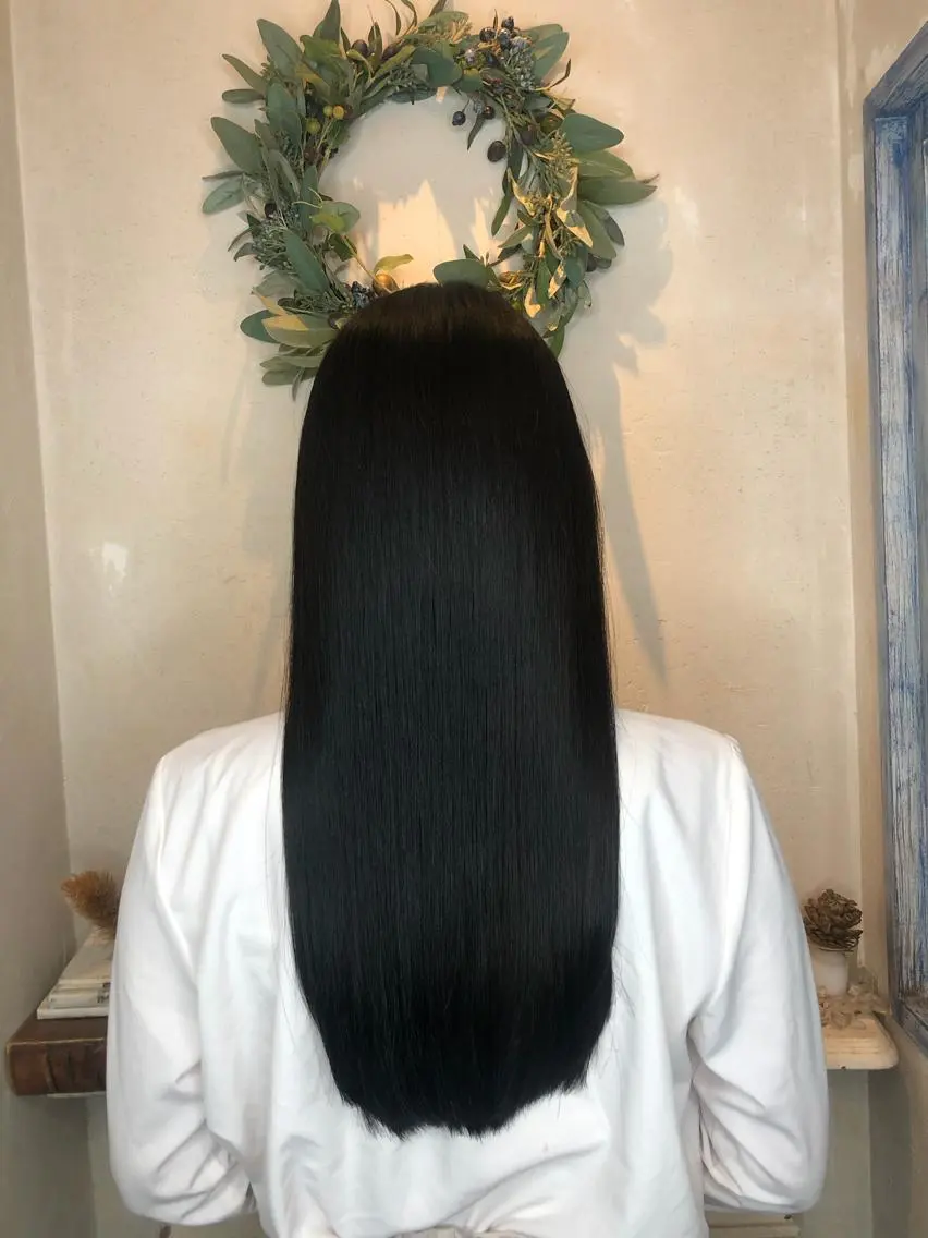 ロング カラー 前平 友慈のヘアスタイル