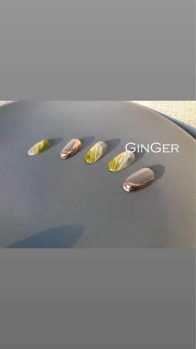 ネイル フットネイル ginger nail&spaのネイルデザイン