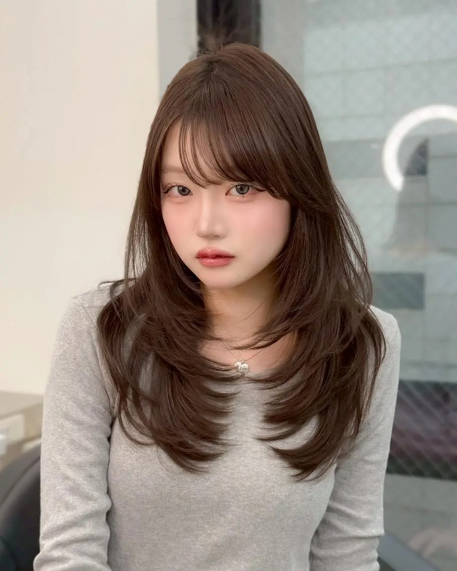 カラー カット ヘッドスパ ヘアセット 赤み消し🏹上品甘め トレンドカラー/横浜のヘアスタイル