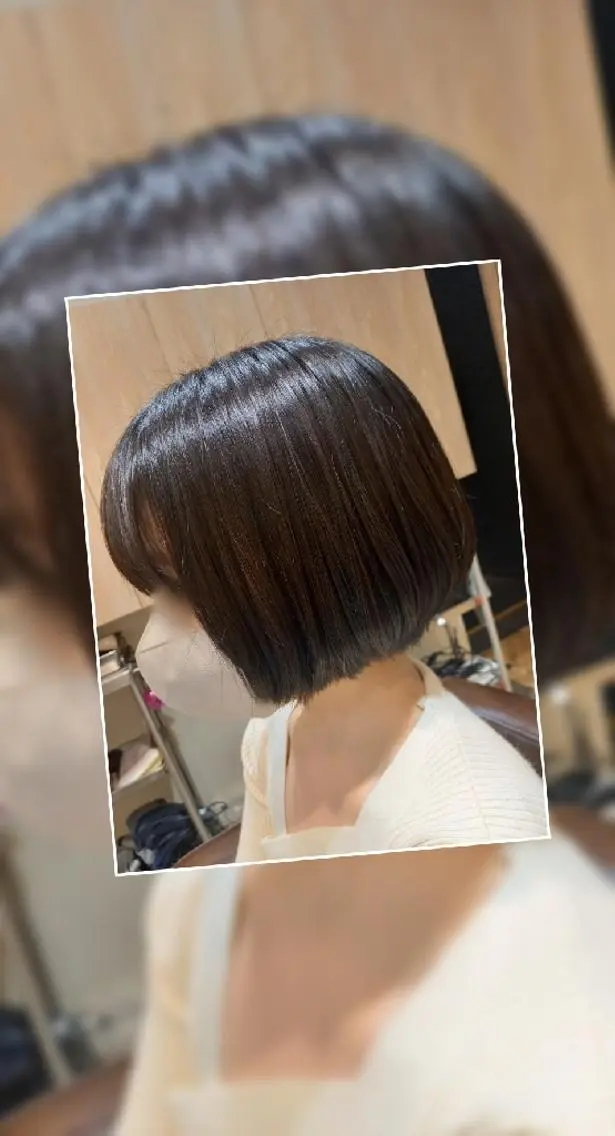ショート ボブ 福田 玲奈のヘアスタイル