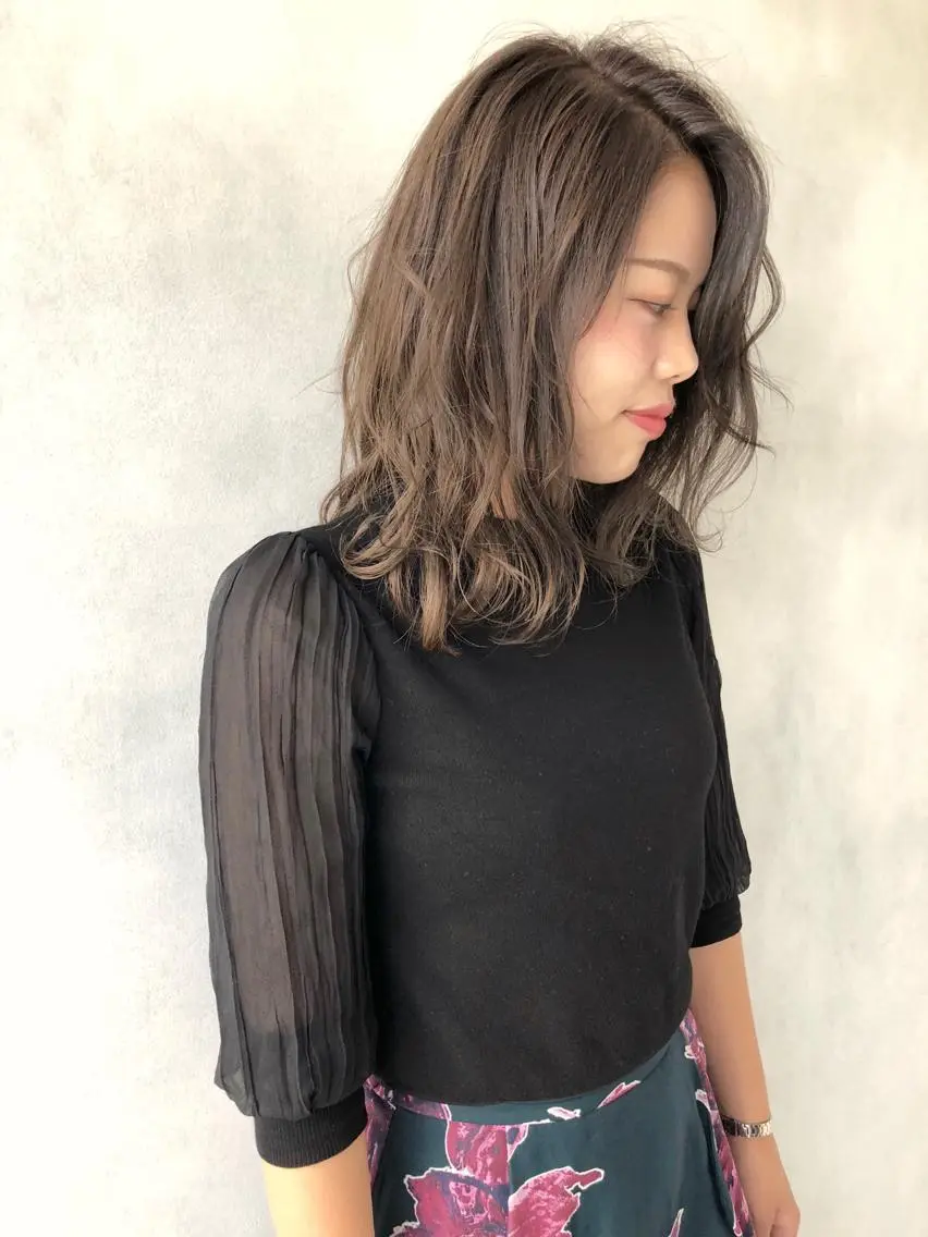 ミディアム ヘアカラー トリートメント 小澤大輔 YOLO hairのヘアスタイル