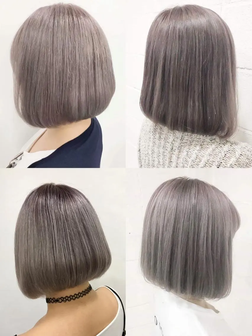 ミディアム カラー ササ キのヘアスタイル