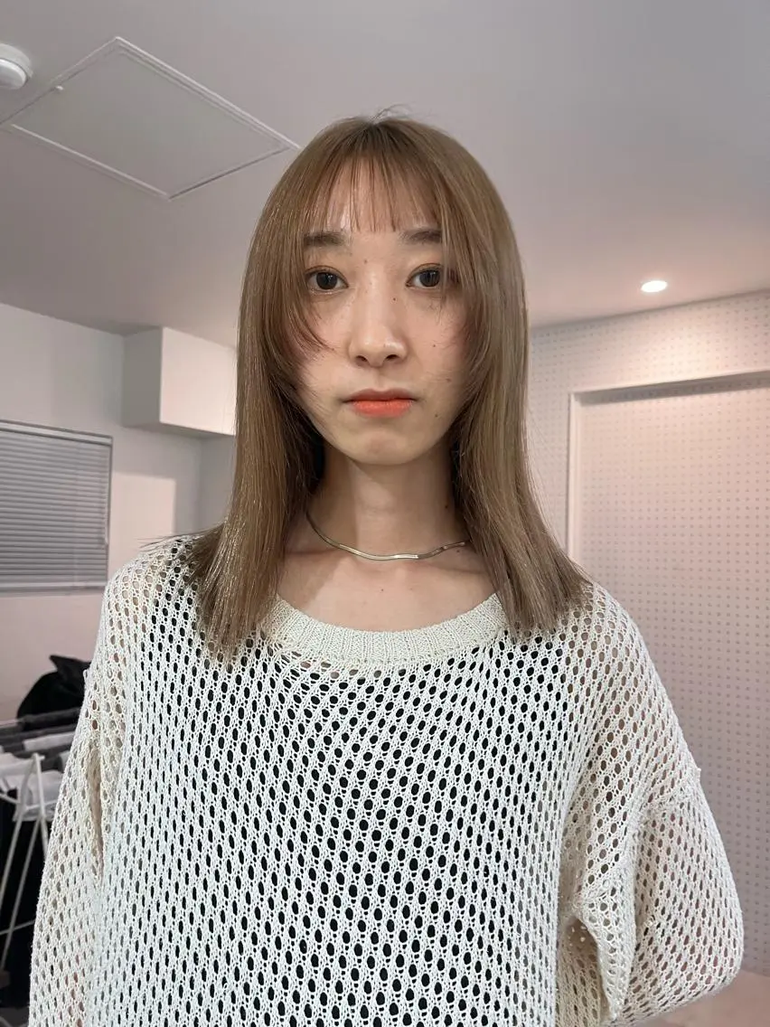 ミディアム カラー カット ヘアカラー トリートメント メンズショート 店長 清原佑太のヘアスタイル