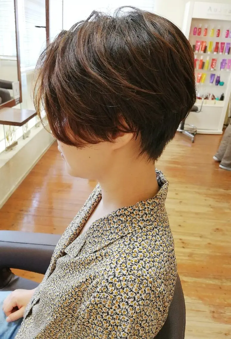 ショート パーマ ハンサムショート ショートヘア ohno junのヘアスタイル