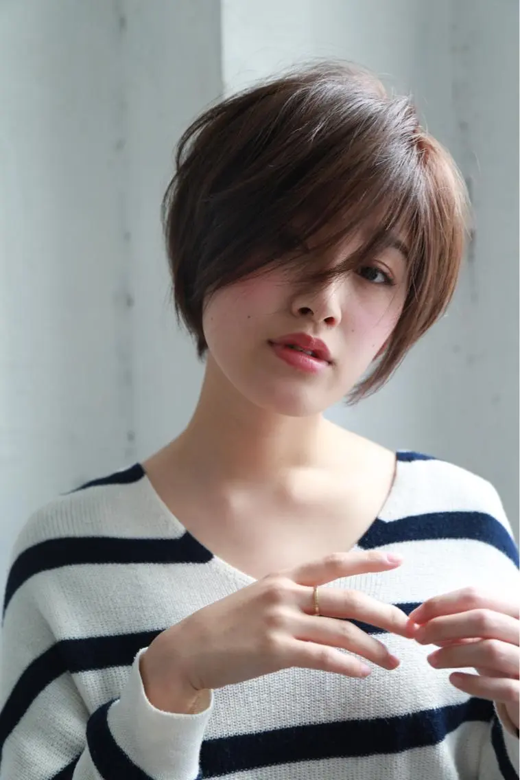 ショート カラー 林 直紀のヘアスタイル