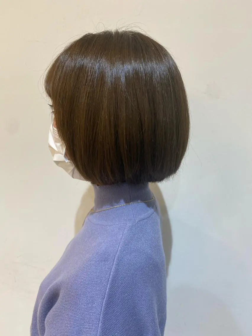 ショート 美髪矯正透明感カラー 江川 和輝のヘアスタイル