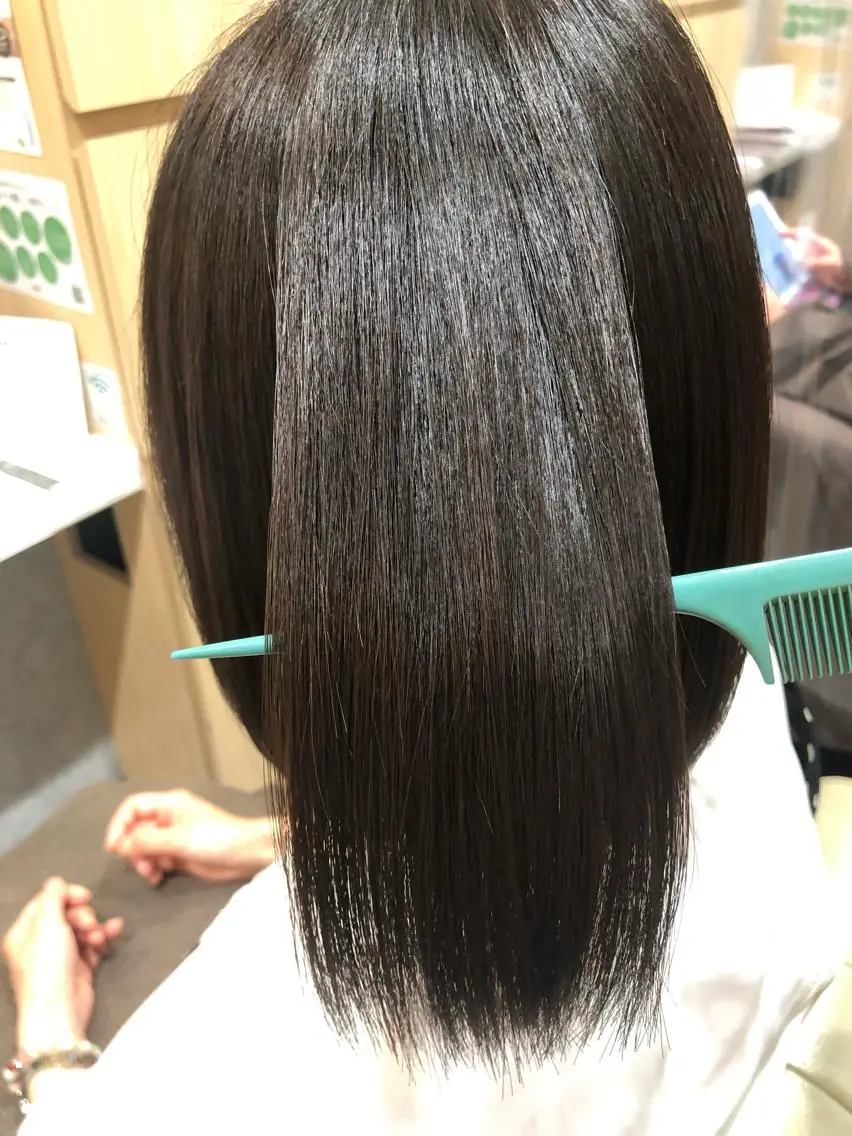 ミディアム ヘアカラー 縮毛矯正 トリートメント 【髪質改善特化･ 福田航洋】のヘアスタイル