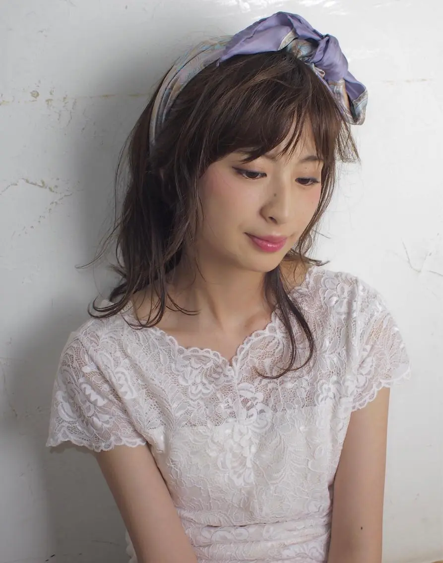 セミロング ヘアアレンジ 🌷小野田 睦🌷のヘアスタイル