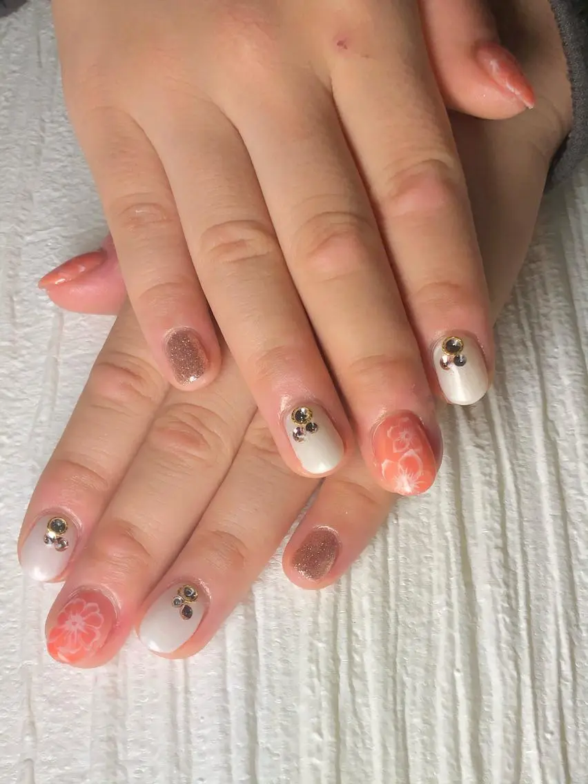 ショート ネイル 🦋Kiyomi. 🦋のネイルデザイン