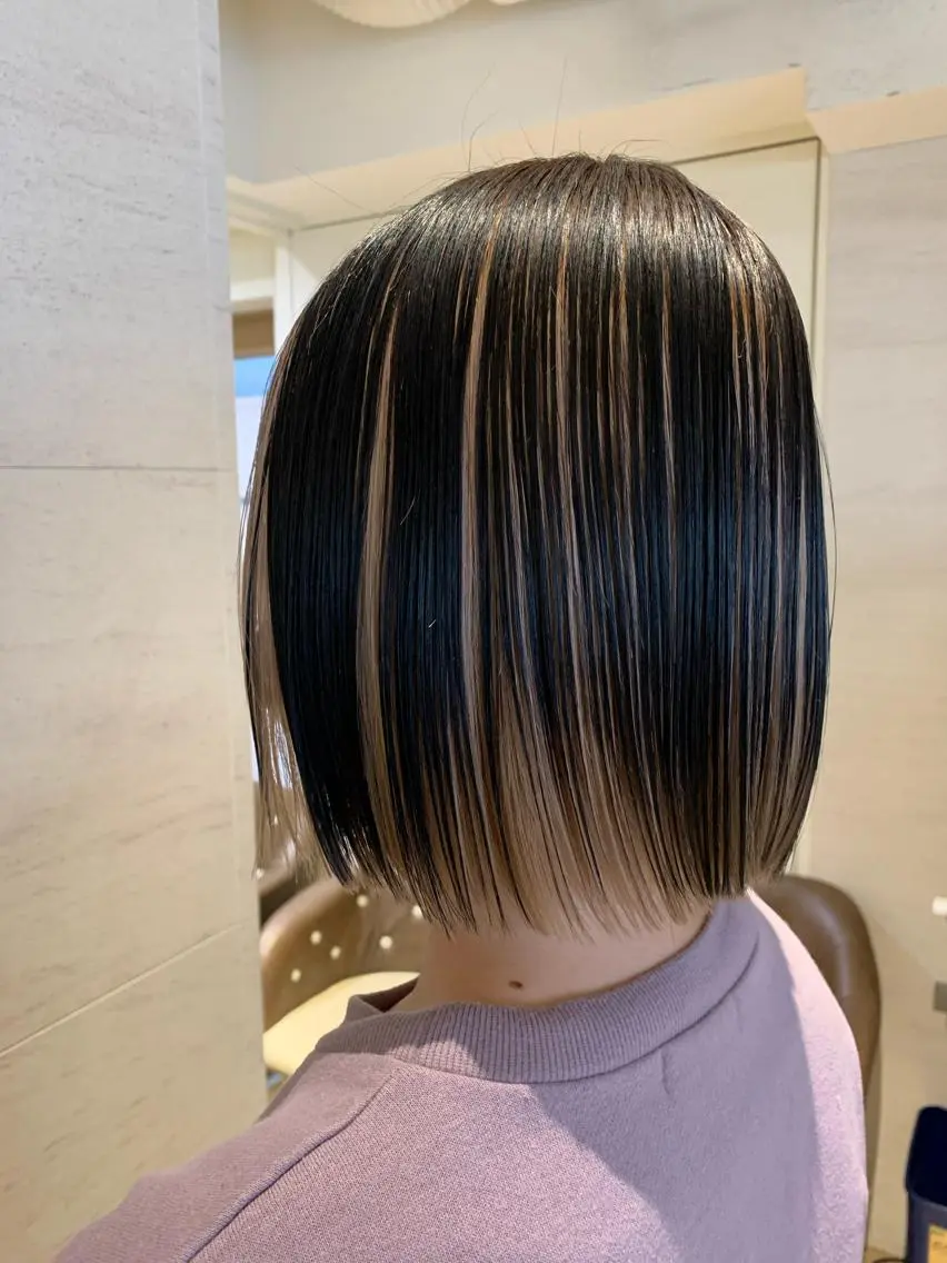 ミディアム カラー 縮毛矯正✖️似合わせ 🌻ヒトミのヘアスタイル
