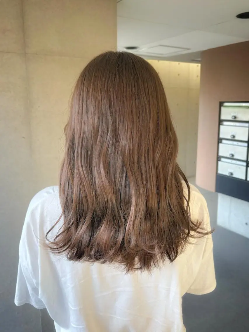 ロング ヘアカラー レナ🧸🤎 アメリシュシュのヘアスタイル