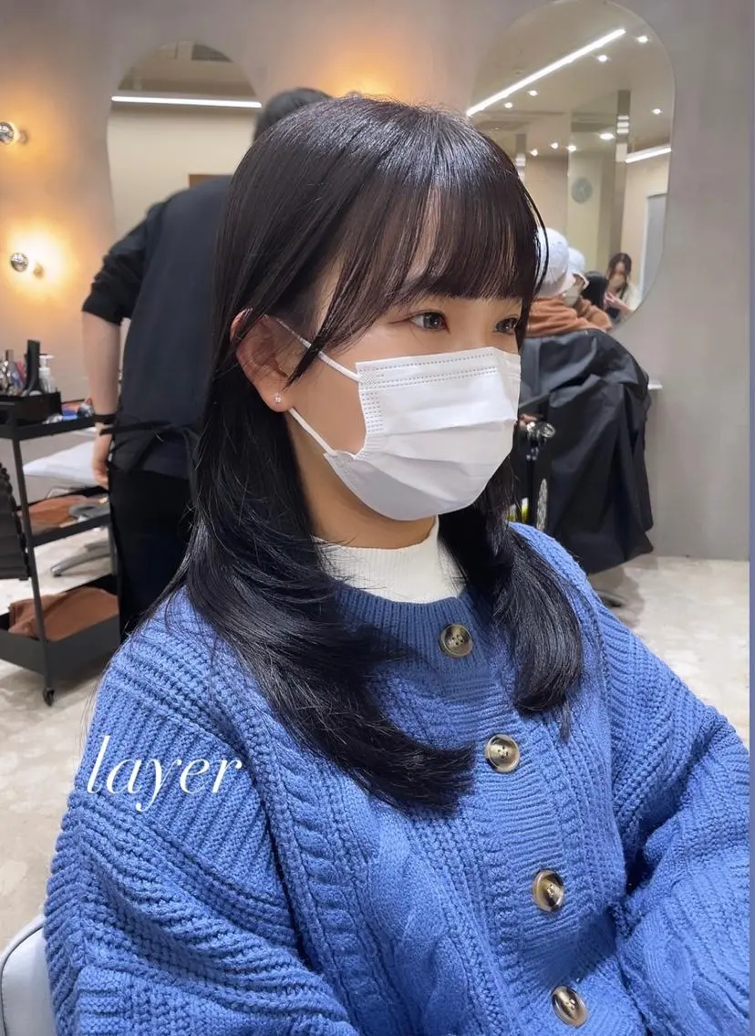 セミロング レイヤーカット YUKI / レイヤーカット🤍のヘアスタイル